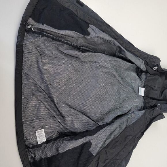 Columbia Omni-tech Hooded Rain Jacket Black Full Zip Women's Sz XS Outdoor - Picture 13 of 15